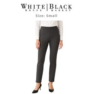 White House Black Market Women's Small Gray Pants Stretch Corporate Chic Office